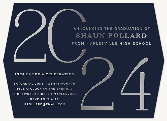 Large Year Graduation Cards