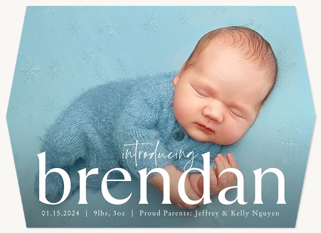 Sweet Name Baby Announcements