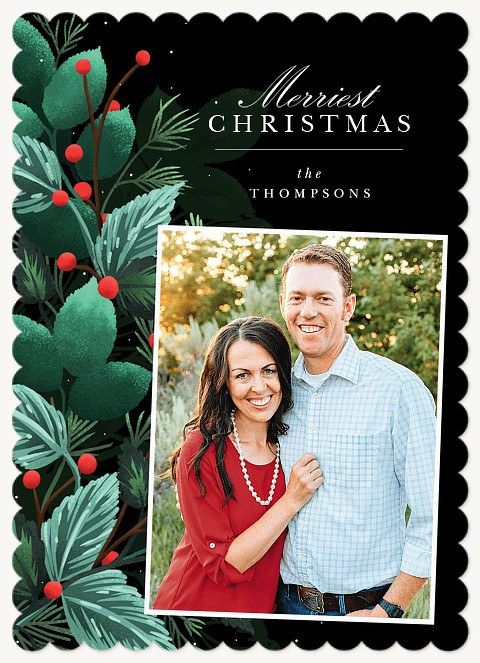 Jolly Bough Personalized Holiday Cards