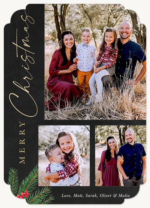 Pine Gallery Personalized Holiday Cards