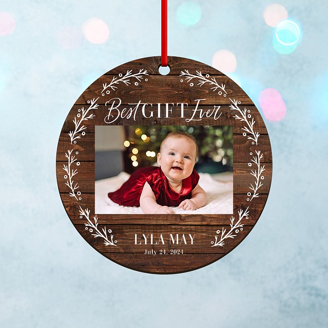 Best Gift Ever Personalized Ornaments