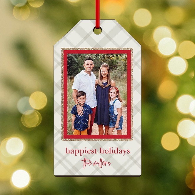 Farmhouse Holiday Personalized Ornaments