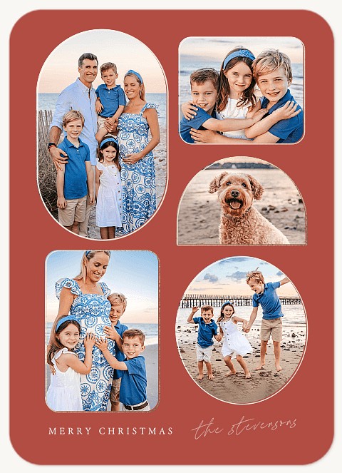 Eclectic Mix Personalized Holiday Cards