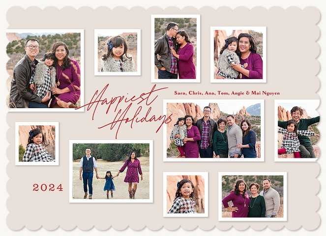 All The Memories Personalized Holiday Cards