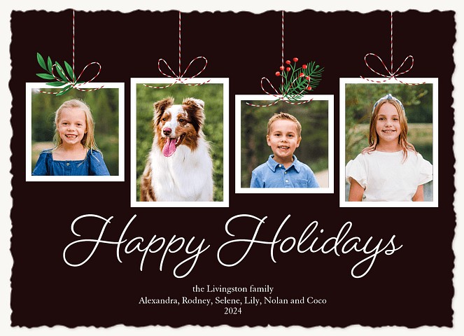 Holiday Gallery Personalized Holiday Cards