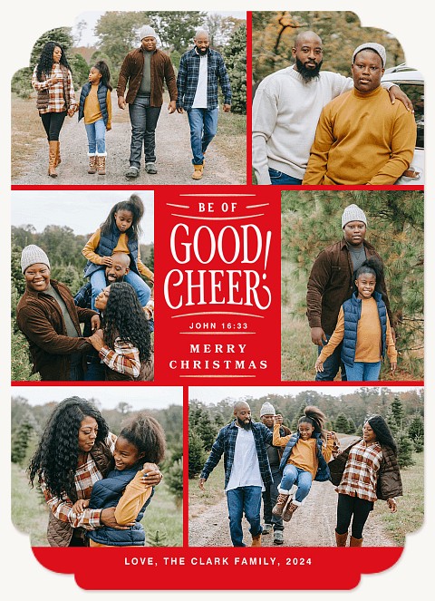 Good Cheer Personalized Holiday Cards