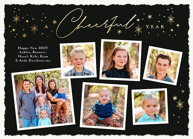 Cheerful Life Personalized Holiday Cards