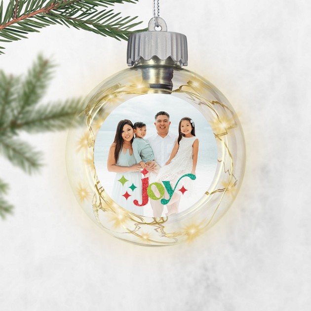 Glitter Letters Personalized Ornaments