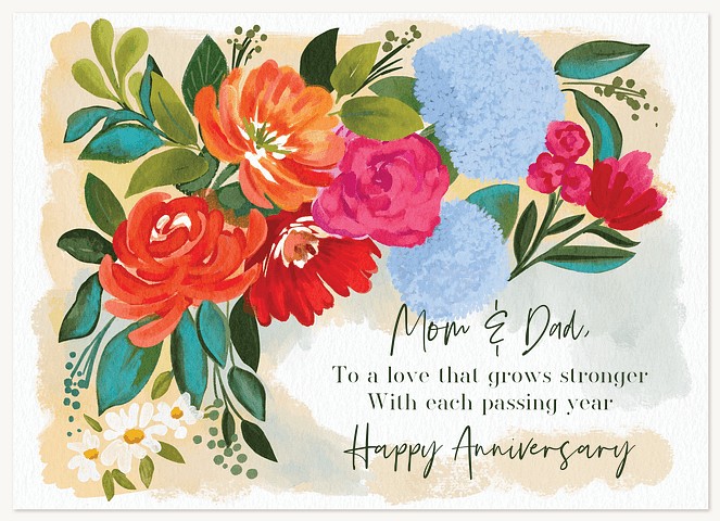 Painted Florals Greeting Cards