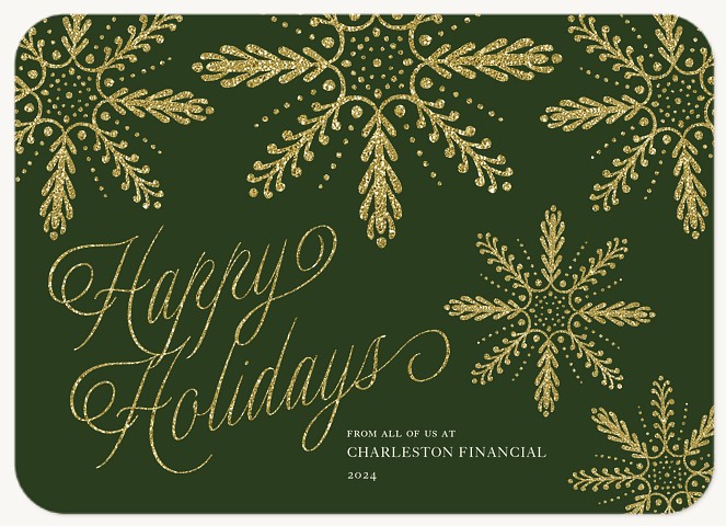 Snowflake Core Business Holiday Cards