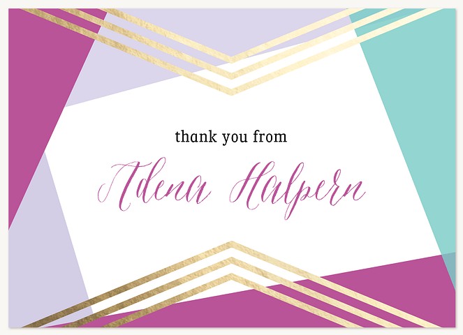 Pops of Color Thank You Cards 