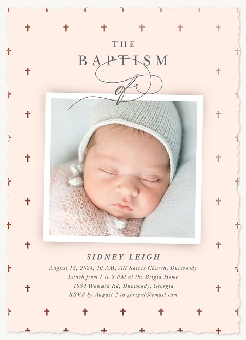 Bright & Blessed Baptisms & Christening Invitations
