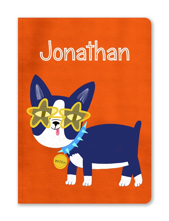 Cool Dog Custom Softcover Journals