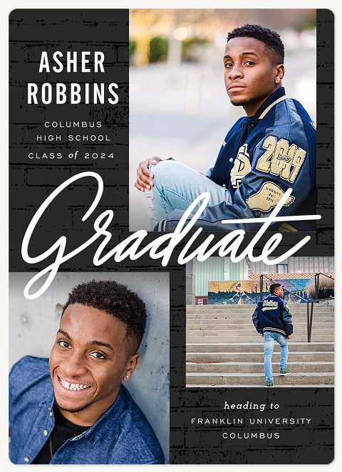 Styled Graduate Graduation Cards