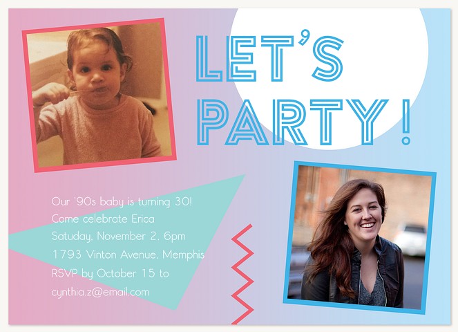 Party Hardy Party Invitations