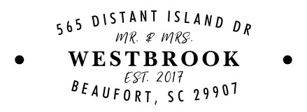 From the Couple | Custom Rubber Stamps