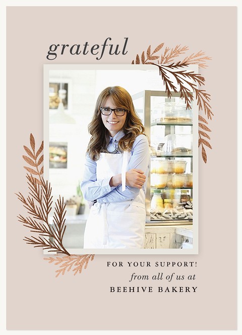 Grateful Business Thank You Cards