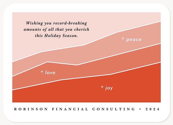 Off The Charts Business Holiday Cards