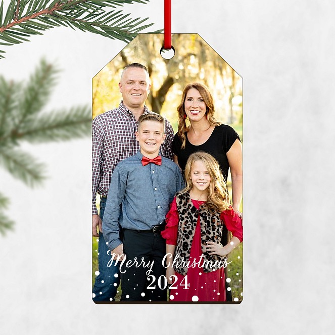 Snowfall Personalized Ornaments