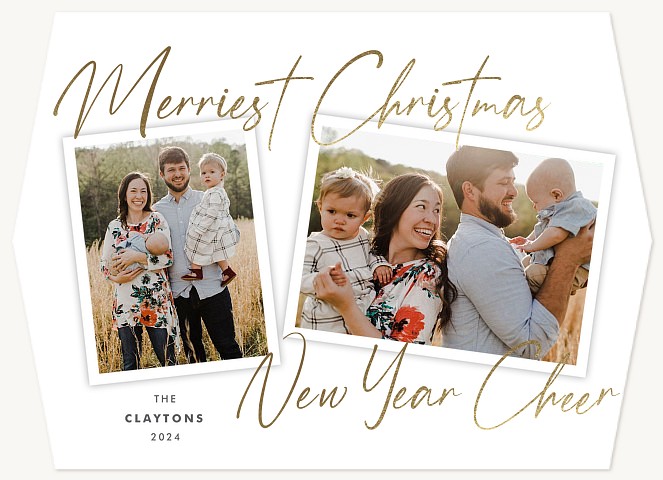 Modern Collage Christmas Cards