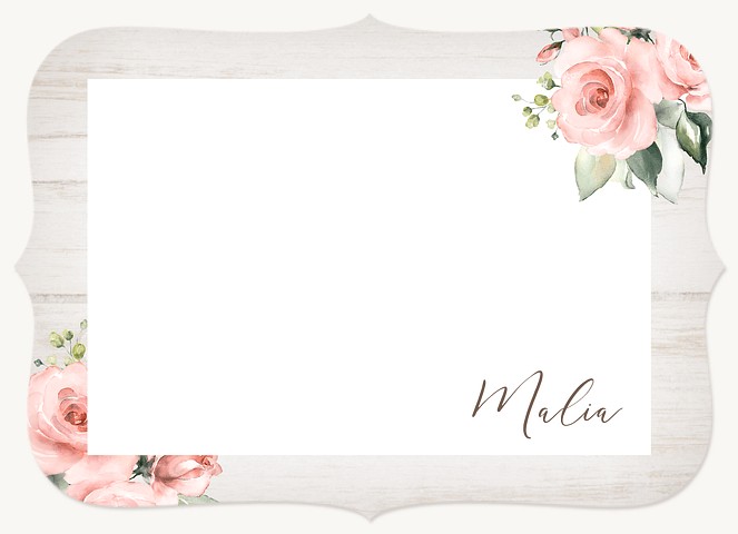 Rustic Floral Stationery