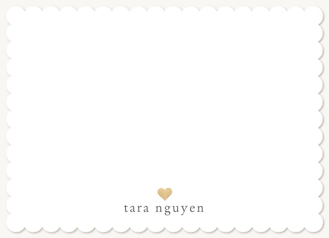 Simple Heart Stationery