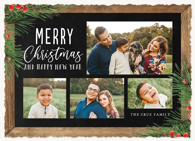 Christmas Lodge Personalized Holiday Cards