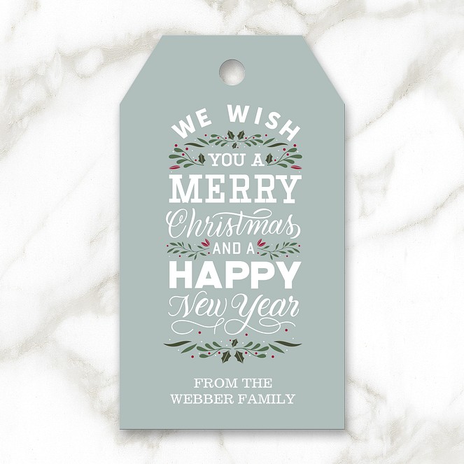 Classic Wishes Custom Gift Tags