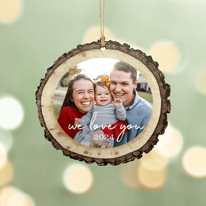 Love You Personalized Ornaments