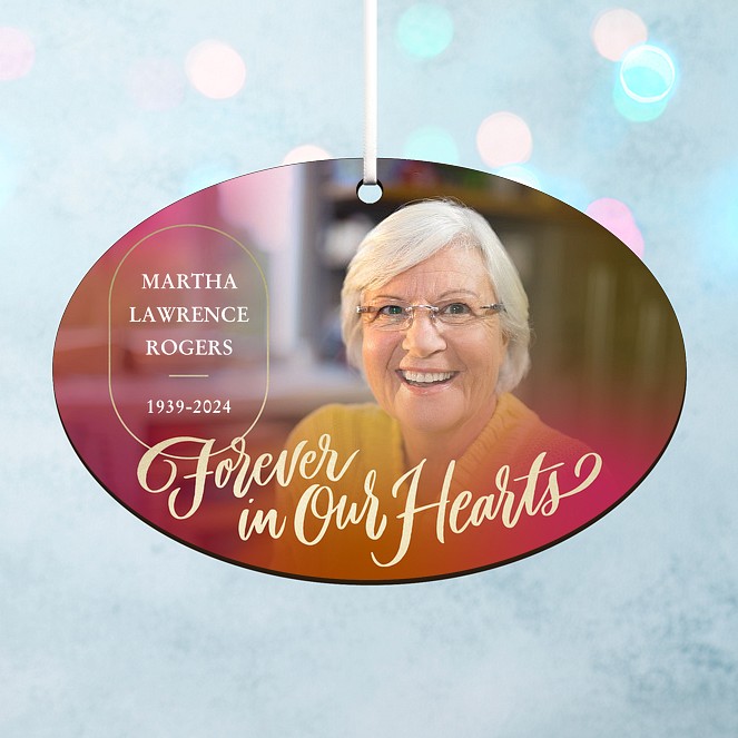 Forever In Our Hearts Personalized Ornaments
