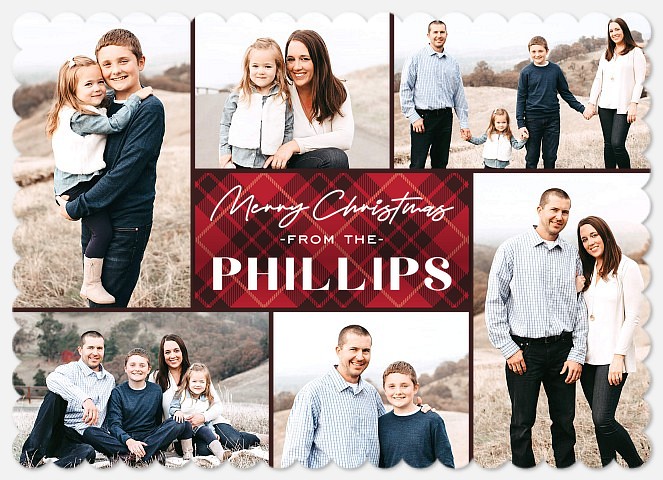 Plaid Tidings Holiday Photo Cards