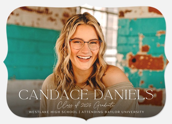 Large Name Graduation Cards