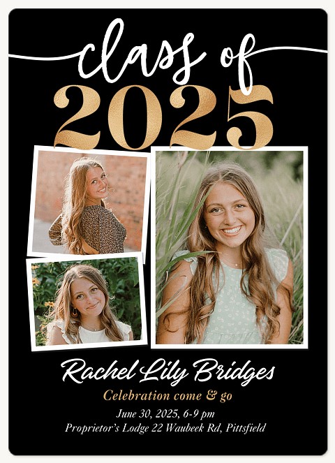 Bold Trio Graduation Cards