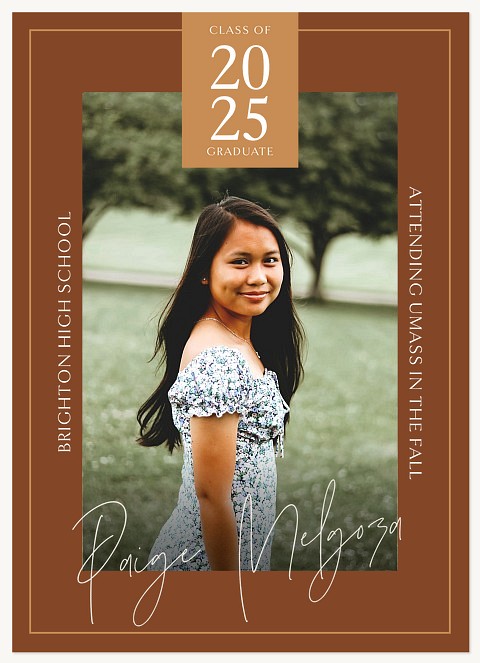 Classic Frame Graduation Invitations