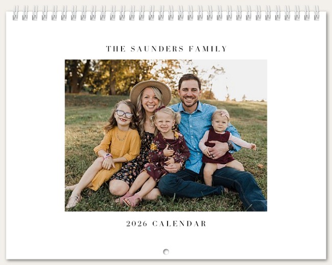 Basic Frame Calendar Custom Photo Calendars