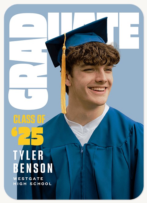 Modern Corner Graduation Cards