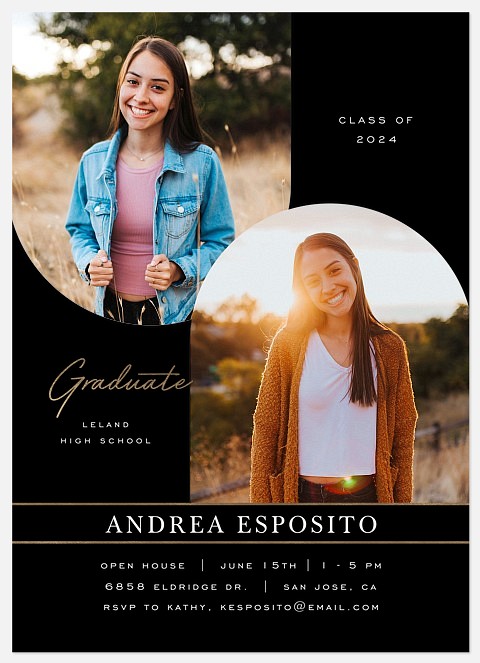 Double Arch Graduation Cards