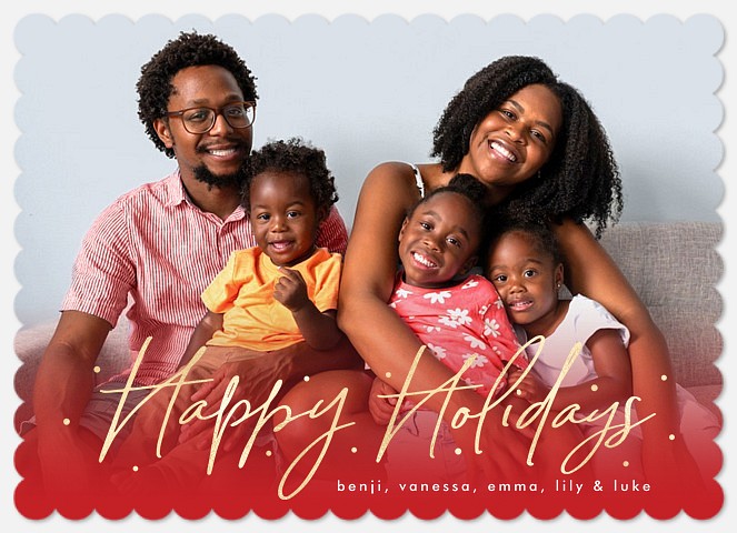 Ruby Holiday Holiday Photo Cards