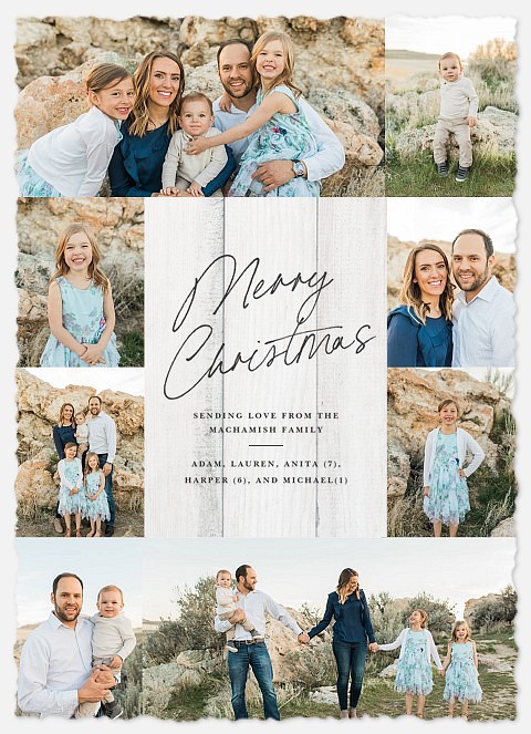 Modern Barn Holiday Photo Cards