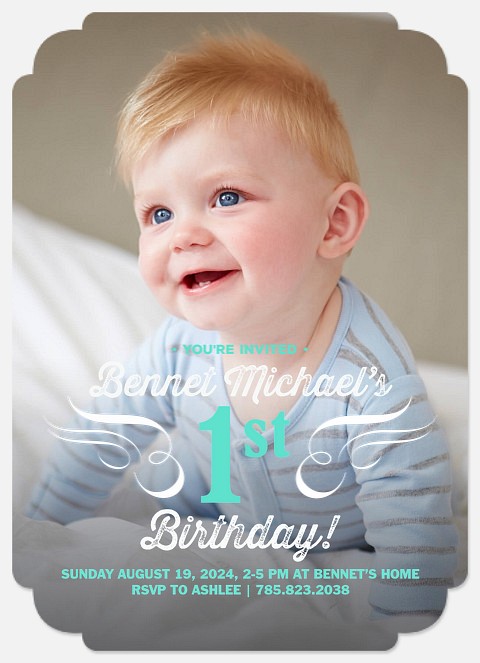 First Joy  Kids' Birthday Invitations