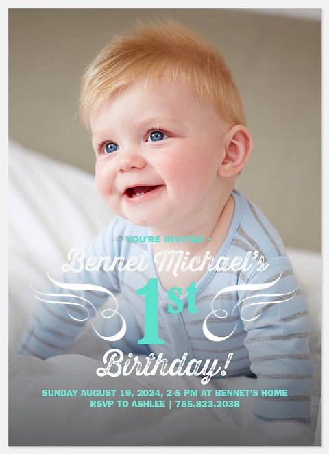 First Joy  Kids' Birthday Invitations