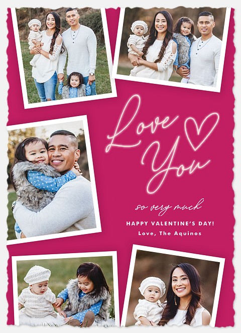 Love You Valentine Photo Cards