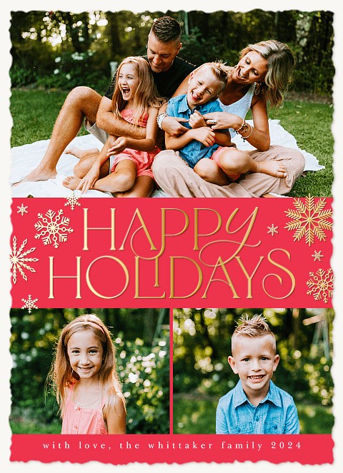 Bright Spirits Personalized Holiday Cards