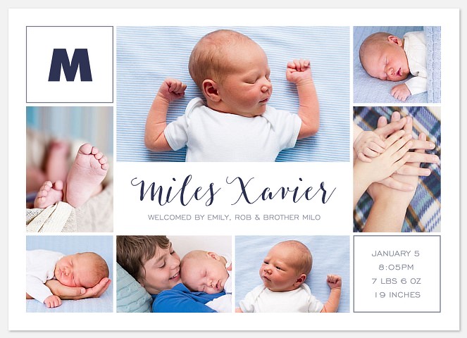 Spirited Gallery Baby Birth Announcements