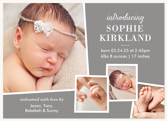 Precious Collection Baby Announcements