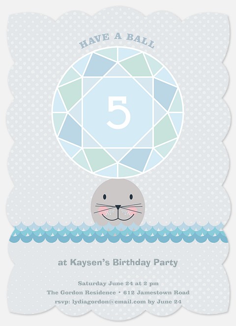 Have A Ball  Kids' Birthday Invitations