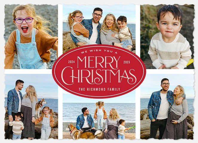 Traditional Greetings Holiday Photo Cards