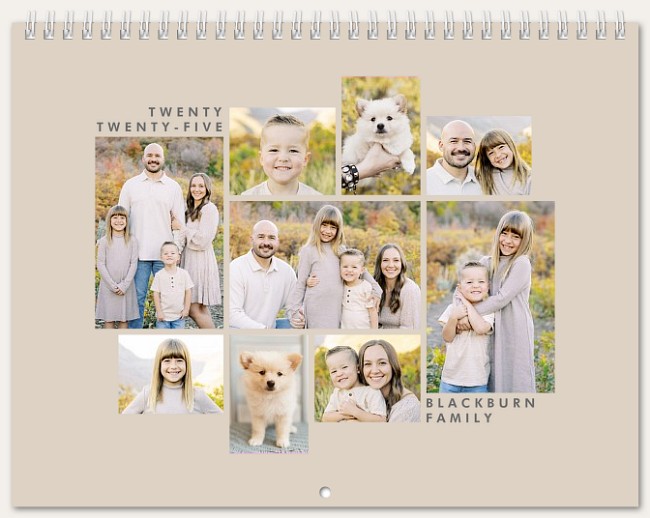 Offset Collage Calendar Custom Photo Calendars