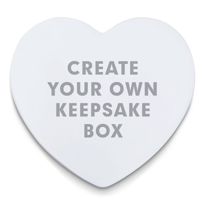 Create Your Own Ceramic Heart Keepsake Box