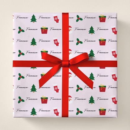 Christmas Cartoon Wrapping Paper